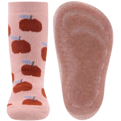 Antislipsok Ewers Lichtroze Met Appeltjes