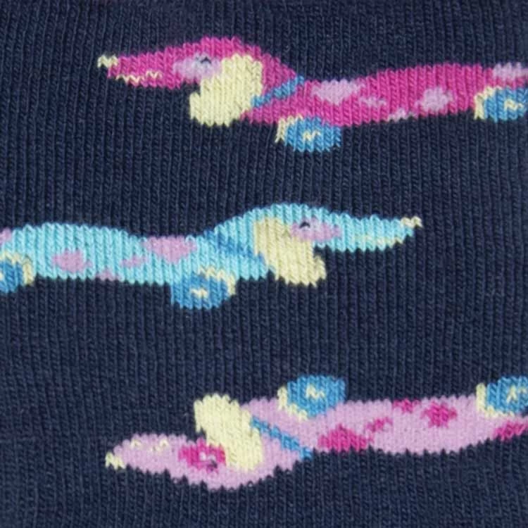 Ewers Antislip Sokken Met Teckels Donkerblauw - Afbeelding 2