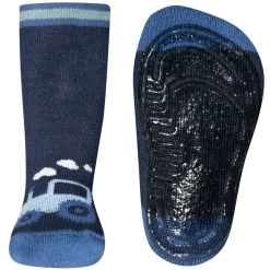 Ewers Antislipsok Donkerblauw Met Tractor