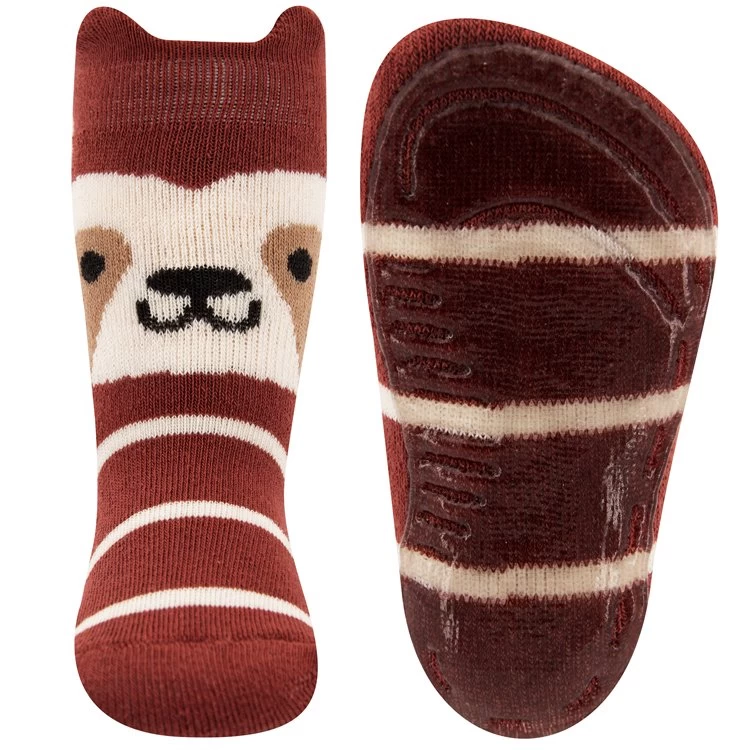 Antislipsok Met Wasbeer En Oortjes - Bruin - Ewers