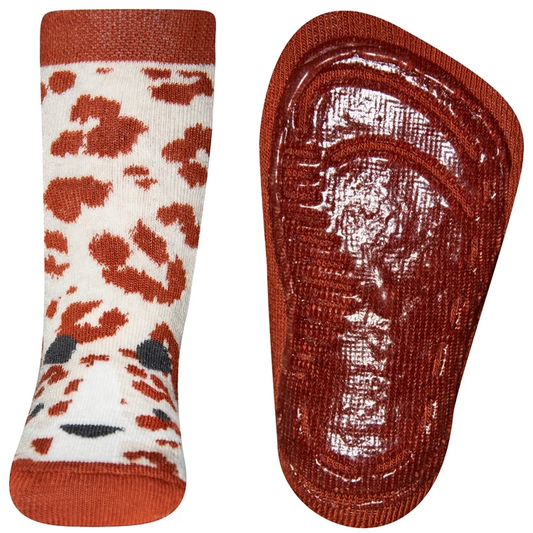 Ewers Antislipsok Met Wildlifeprint En Tijgerkop Koper