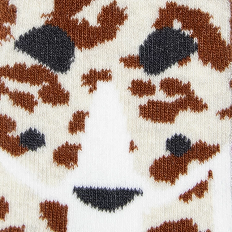 Ewers Antislipsok Met Wildlifeprint En Tijgerkop Koper - Afbeelding 2