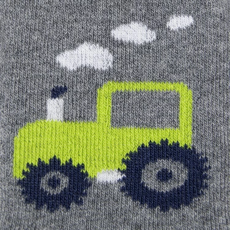 Ewers Antislipsok Grijs Met Tractor - Afbeelding 2