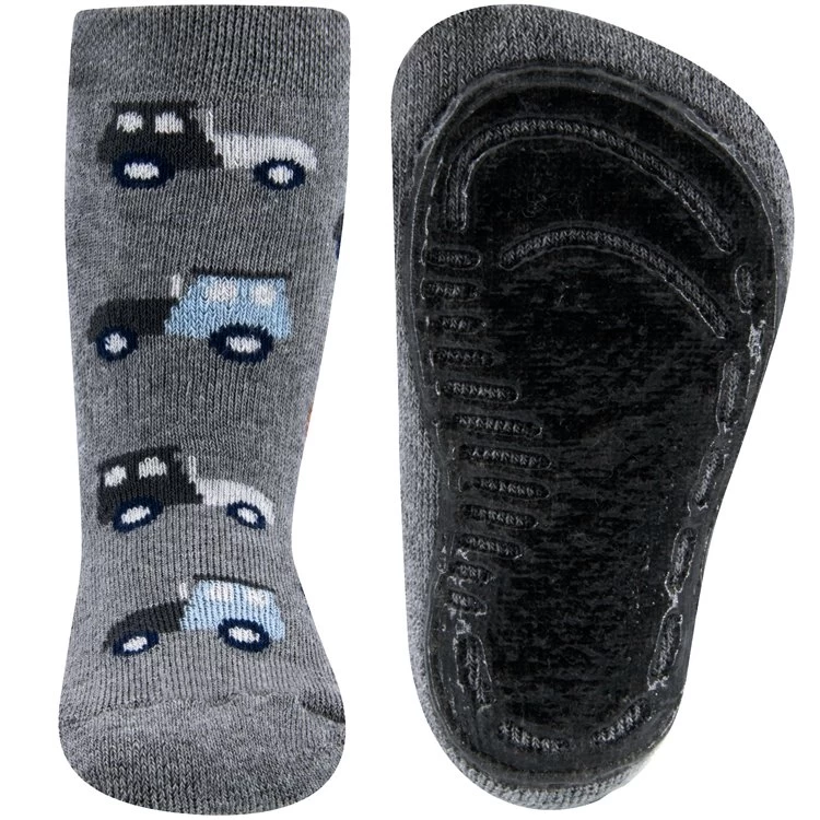 Ewers Antislipsokken Grijs Met Trekkers