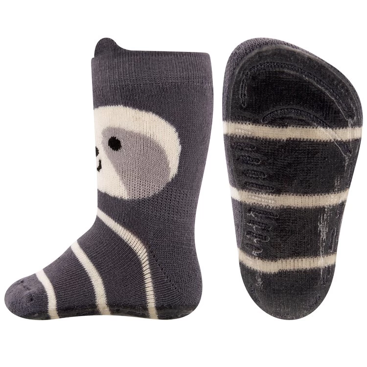 Antislipsok Met Wasbeer En Oortjes - Grijs - Ewers - Afbeelding 2