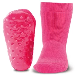 Ewers Antislip Sokken Effen Fuchsia