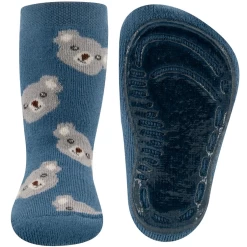 Ewers Antislipsloffen Staalblauw Met Koala's