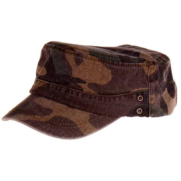 Veldpet Vintagelook Woodland Camouflage Donker