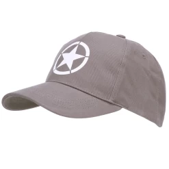 Baseballcap Allied Star WWII Grijs