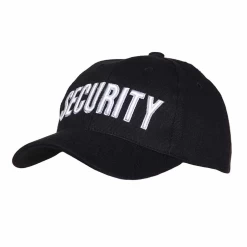 Baseballcap Security Zwart