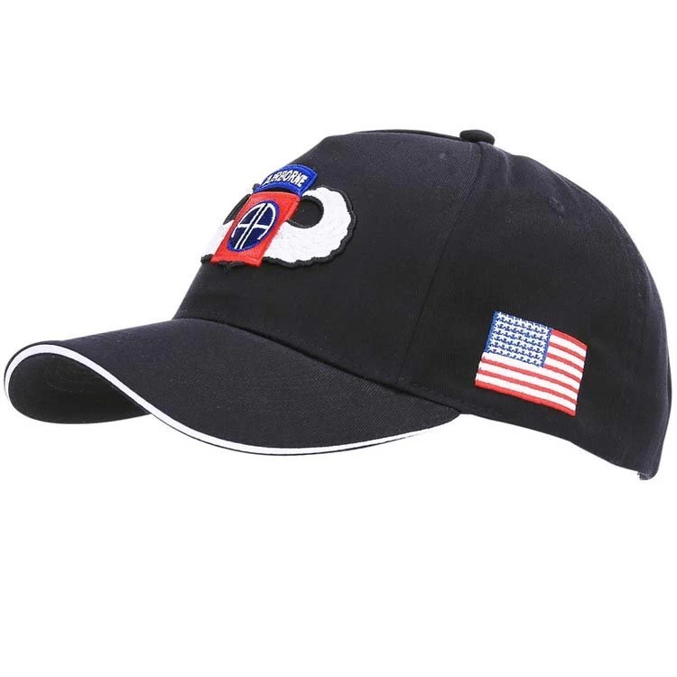 Baseballcap 82nd Airborne - Zwart - Afbeelding 2