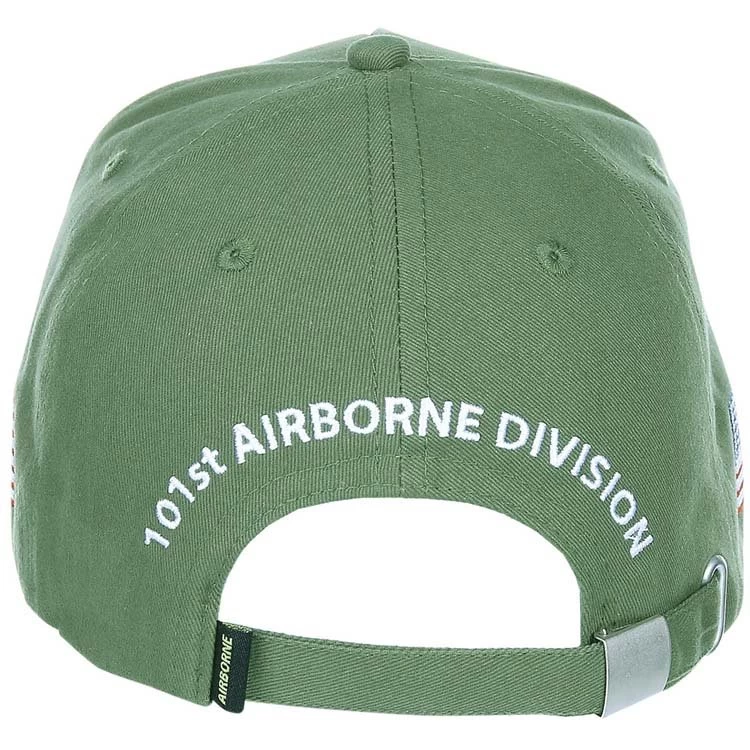 Baseballcap 101st Airborne - Groen Met Zwarte Klep - Afbeelding 3