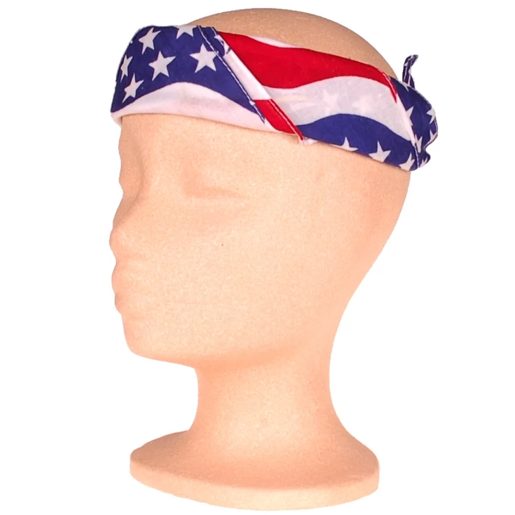 Bandana/Doek Adelaar/Amerikaanse Vlag 50x50 - Afbeelding 4