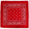 Bandana/doek Boerenzakdoek Rood - 54x54cm