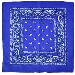 Boerenzakdoek Blauw - 54x54cm