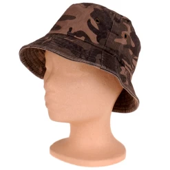 Junglehoed-Vissershoed Vintagelook Streetcamouflage Donker