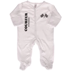 Boxpakje Wit Met Zwart - Formule 1 - Coureur In Opleiding