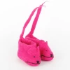 Vilten Slofjes Muisje Met Staart Fuchsia